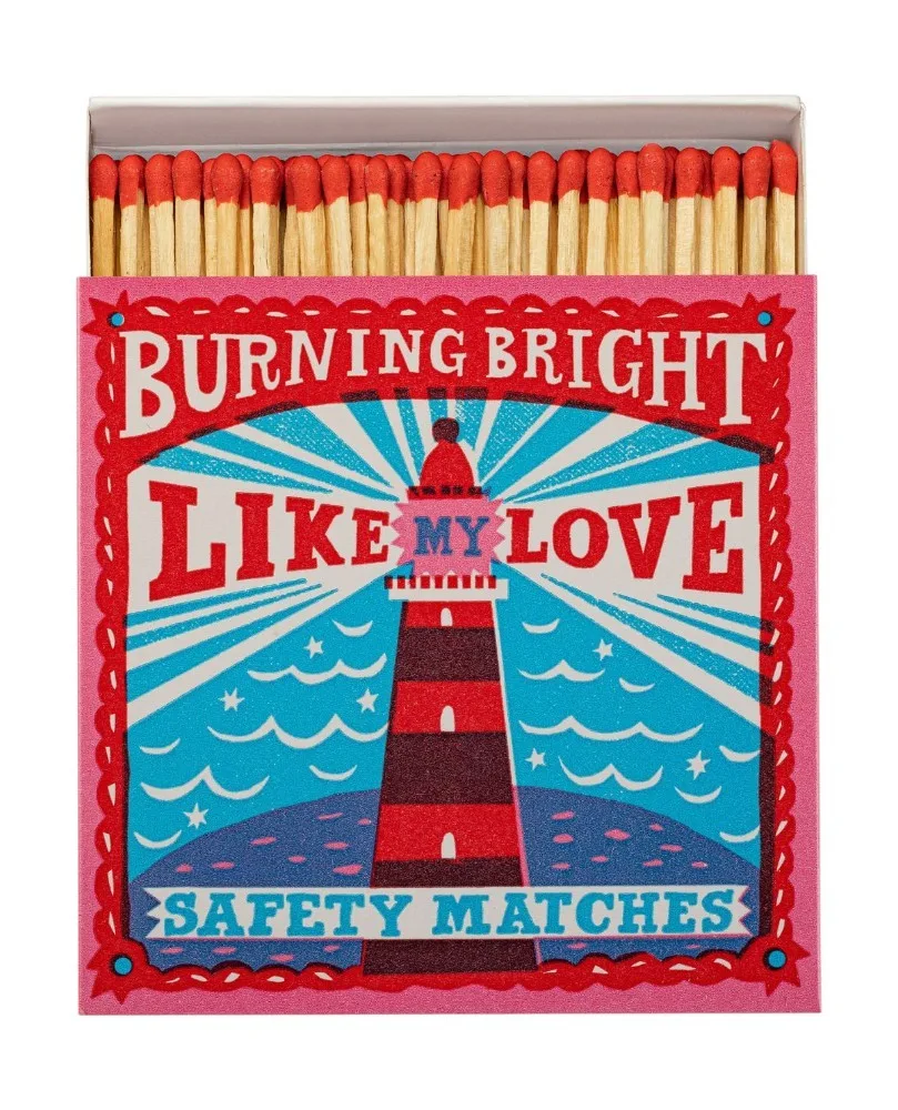 Cerillas de lujo burning bright