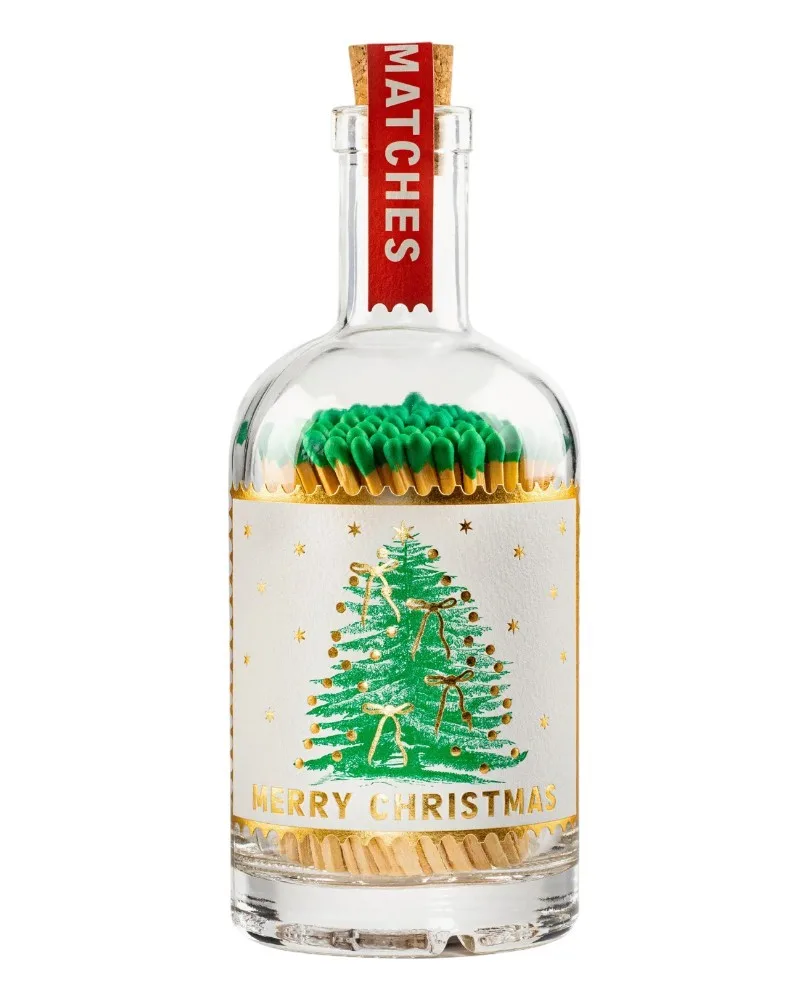 Cerillas de lujo botella christmas tree