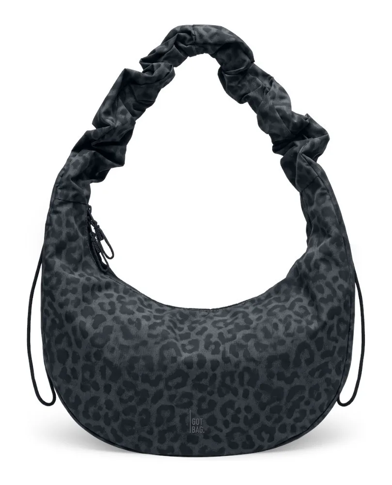 Bolso Got Bag moon bag ruffle cat shark black