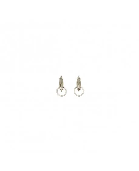 PENDIENTES PLATA ENV BLACK DIAMOND